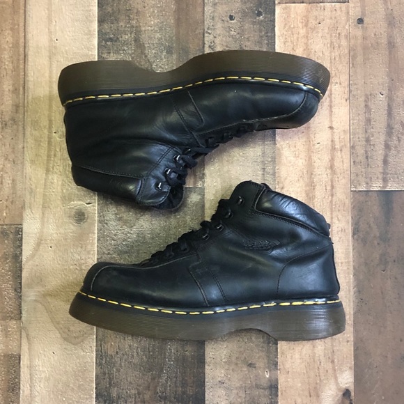 black ankle boots doc martens